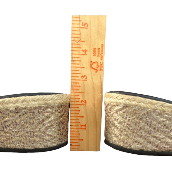 Donald J. Pliner SYA Platform Wedge Slides Bronze Leather - Picture 9 of 12